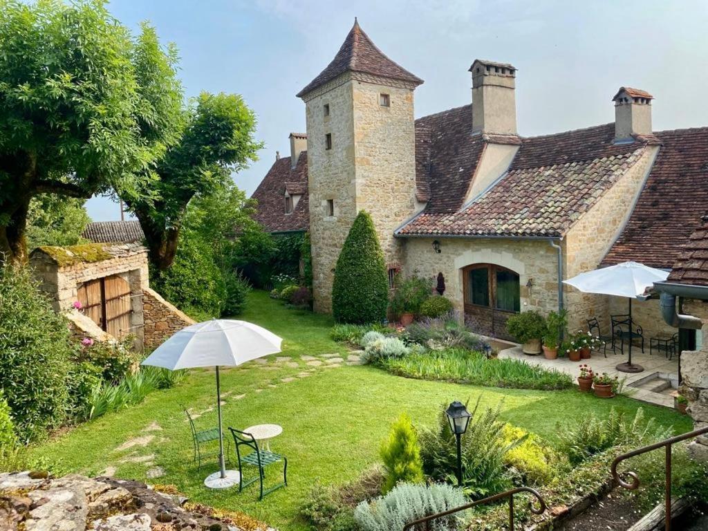 Manoir De Rieuzal Panzió Loubressac Kültér fotó