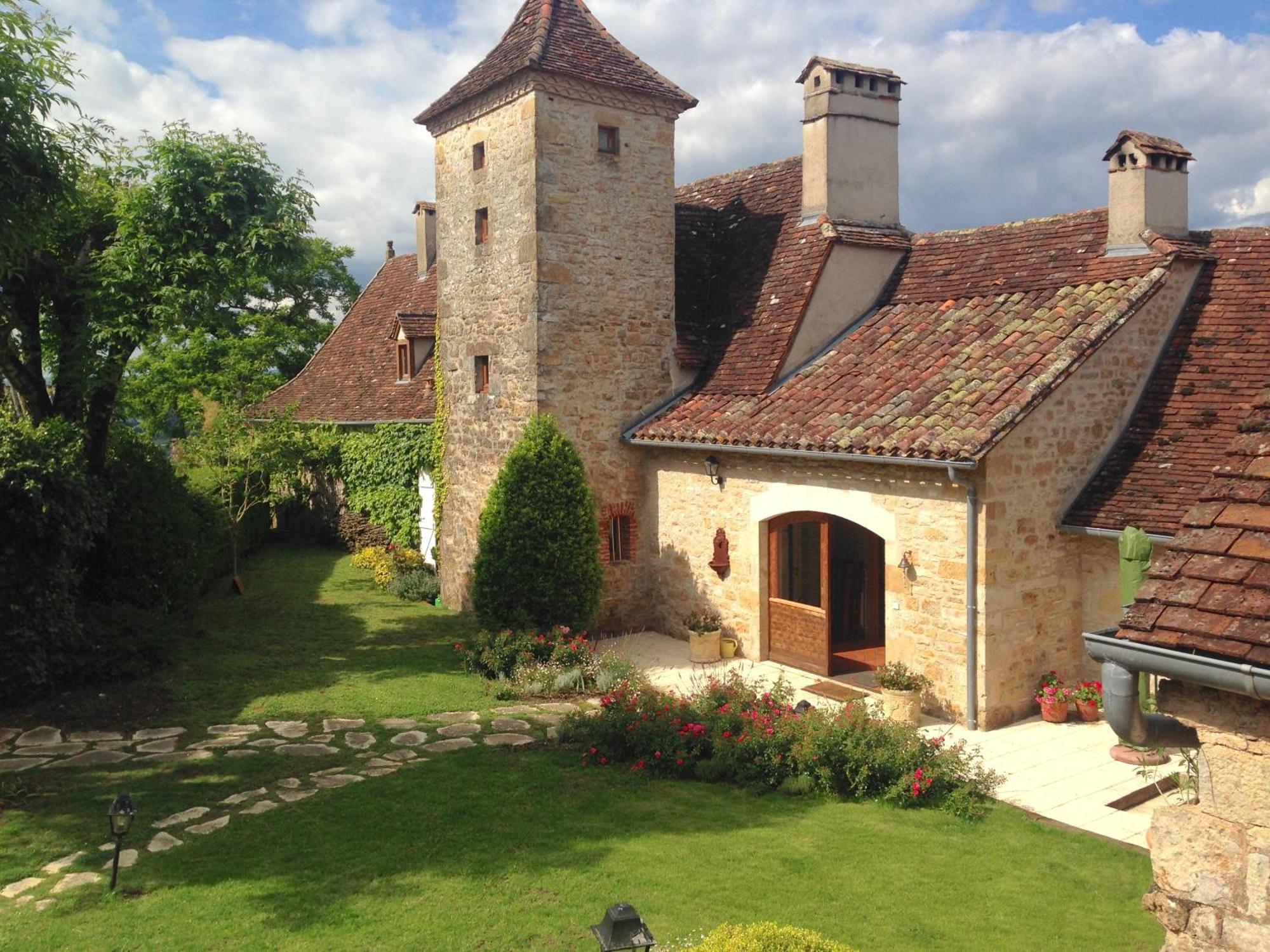 Manoir De Rieuzal Panzió Loubressac Kültér fotó